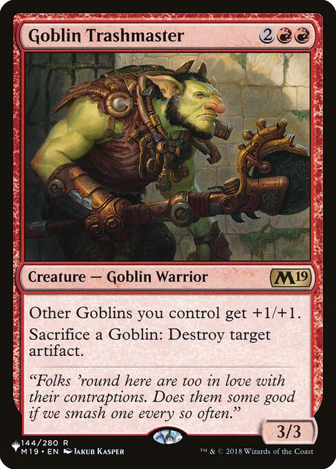 Mestre Desmantelador Goblin — The List M19-144