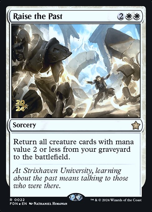 Raise the Past — Foundations Promos 22s