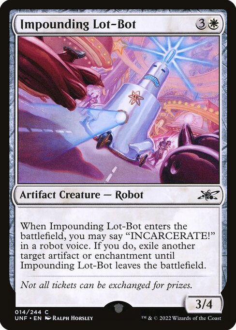 Impounding Lot-Bot — Unfinity 14