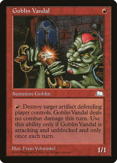 Vândalo Goblin — Weatherlight 105