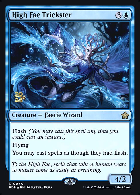High Fae Trickster — Foundations Promos 40s