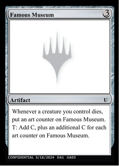 Famous Museum — Unknown Event UA03b