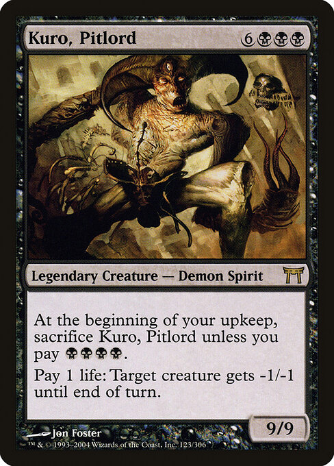 Kuro, Senhor do Fosso — Champions of Kamigawa 123