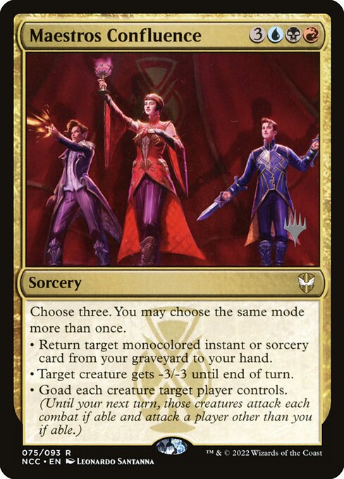 Confluência dos Maestros — New Capenna Commander Promos 75p