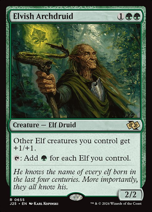 Arqueodruida Elfo — Foundations Jumpstart 655