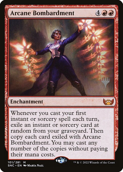 Bombardeio Arcano — Streets of New Capenna Promos 101p