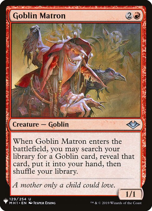 Matrona Goblin — The List MH1-129