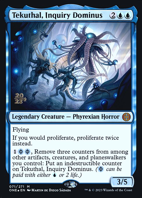 Tekuthal, Dominus do Inquérito — Phyrexia: All Will Be One Promos 71s