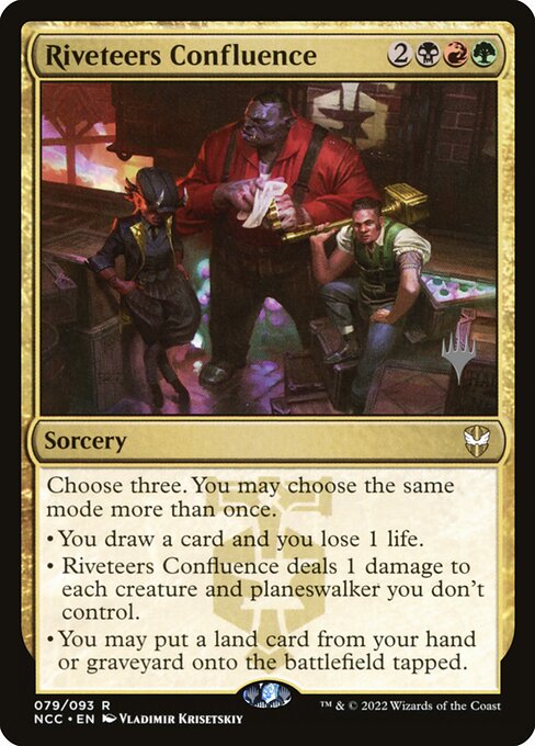 Confluência dos Rebiteiros — New Capenna Commander Promos 79p