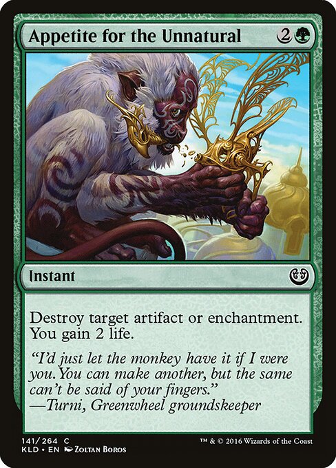 Apetite pelo Antinatural — Kaladesh 141