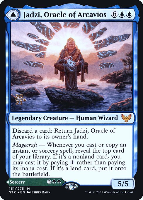 Jadzi, Oracle of Arcavios — Strixhaven: School of Mages Promos 151s