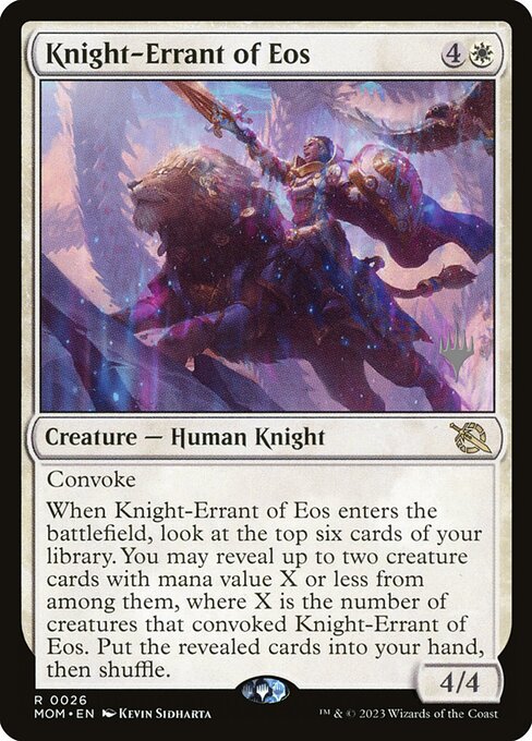 Cavaleira Errante de Eos — March of the Machine Promos 26p