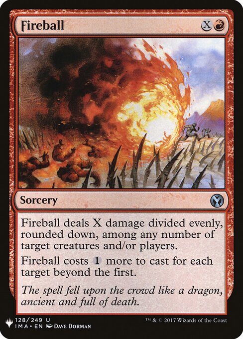 Bola de Fogo — The List IMA-128