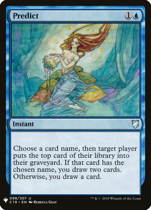 Predizer — The List C18-98