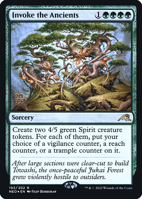 Invocar os Anciãos — Kamigawa: Neon Dynasty Promos 193s