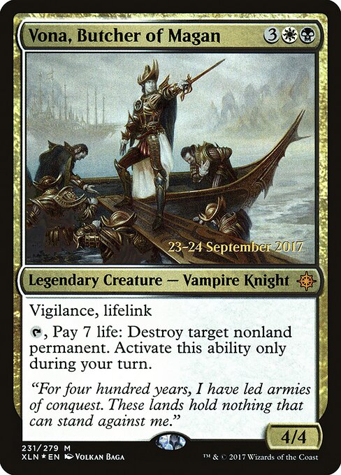 Vona, Açougueira de Magan — Ixalan Promos 231s