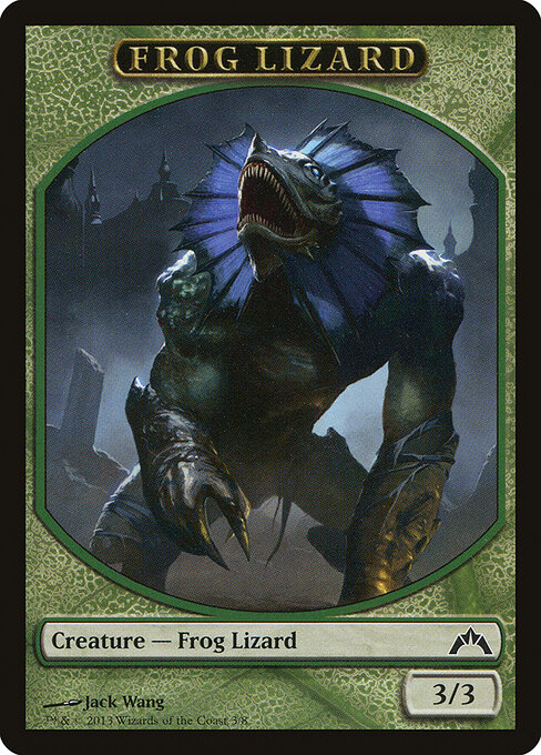 Frog Lizard — Gatecrash Tokens 3
