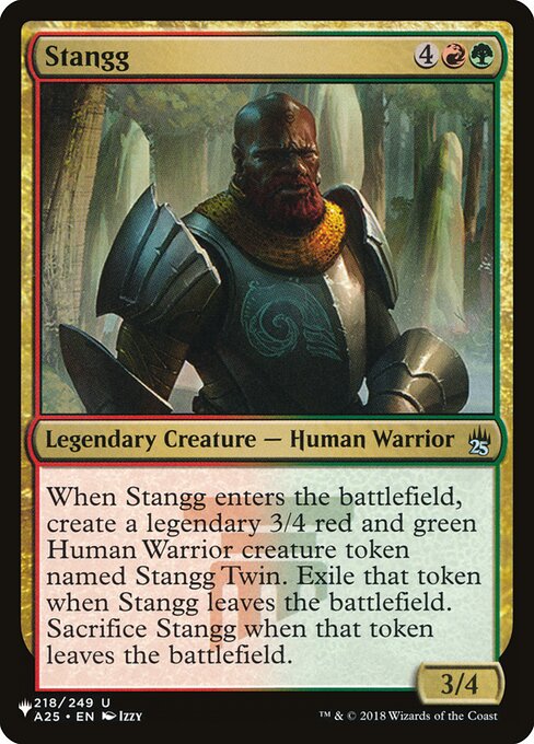 Stangg — The List A25-218