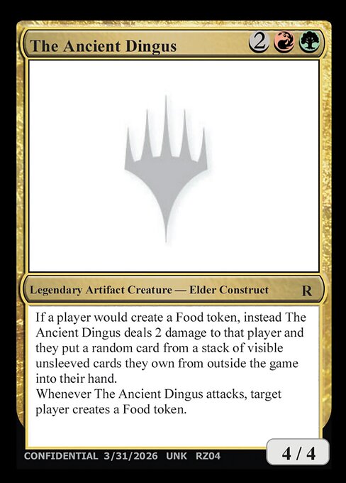 The Ancient Dingus — Unknown Event RZ04v