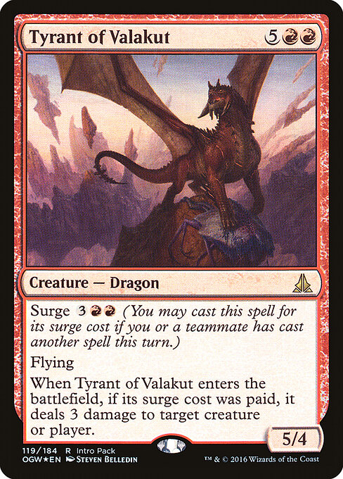 Tirano de Valakut — Oath of the Gatewatch Promos 119