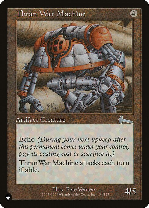 Máquina de Guerra dos Thran — The List ULG-134
