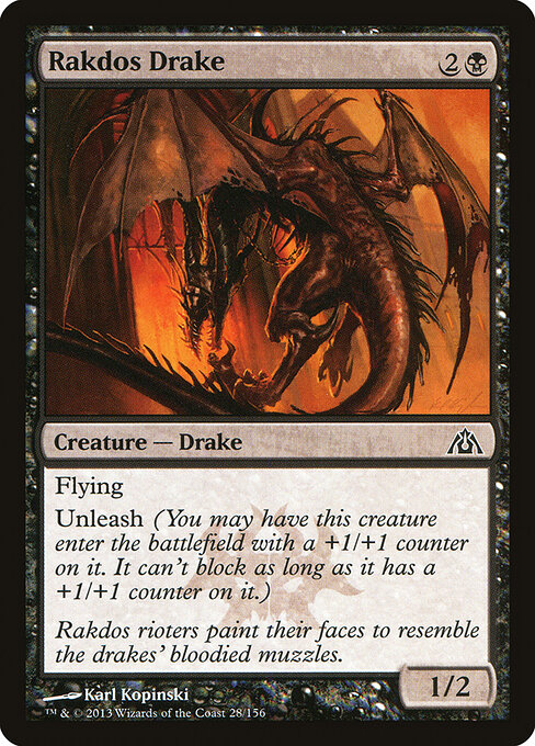 Rakdos Drake — Dragon's Maze 28