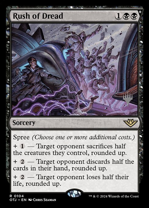 Ímpeto de Pavor — Outlaws of Thunder Junction Promos 104p