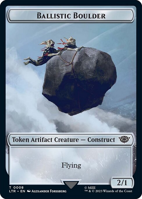 Ballistic Boulder — Tales of Middle-earth Tokens 8