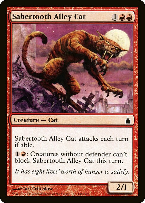 Gato Dente de Sabre — Ravnica: City of Guilds 140