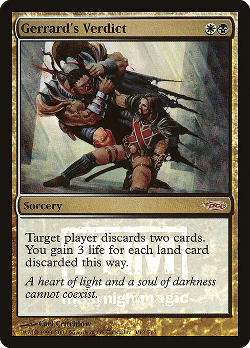 Veredito de Gerrard — Friday Night Magic 2007 3