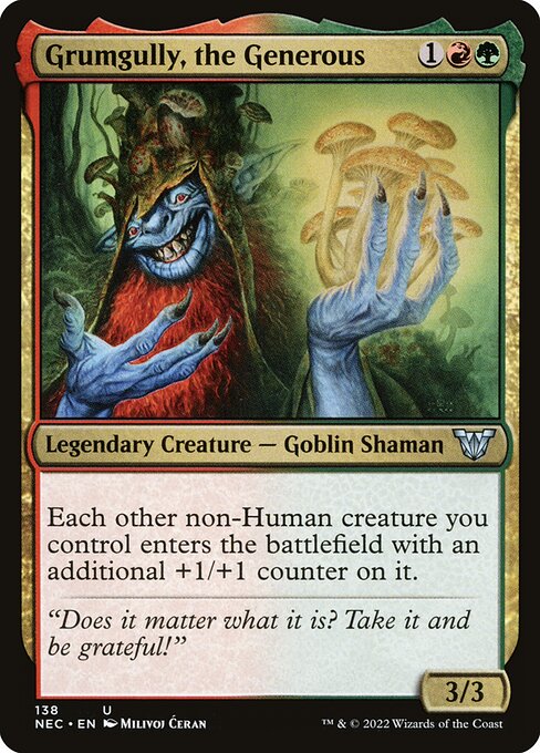Grumgully, o Generoso — Neon Dynasty Commander 138