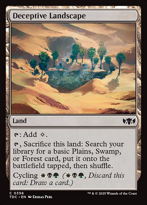 Paisagem Enganadora — Tarkir: Dragonstorm Commander 356