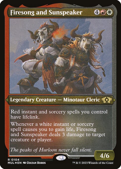 Canção do Fogo e Voz Solar — Multiverse Legends 104