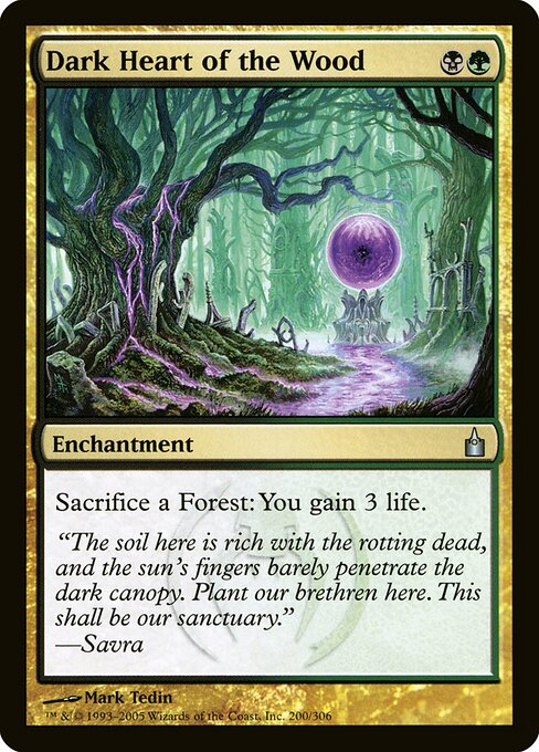 Coração Sombrio da Floresta — Ravnica: City of Guilds 200