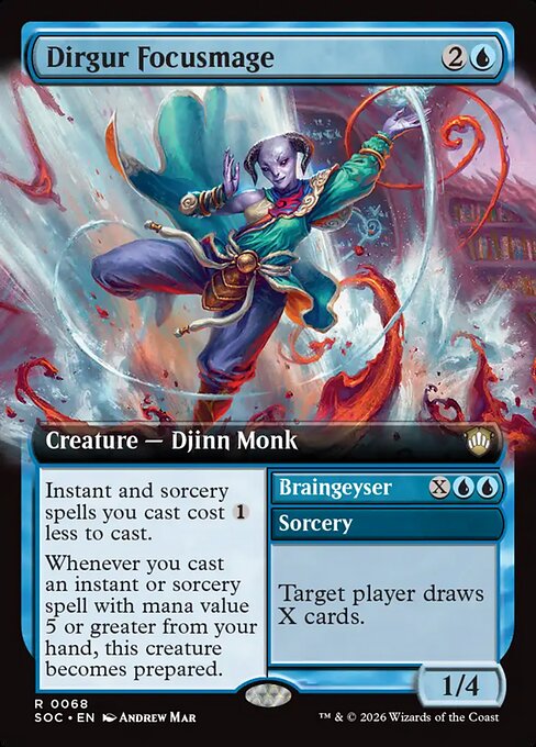 Dirgur Focusmage // Braingeyser — Secrets of Strixhaven Commander 68