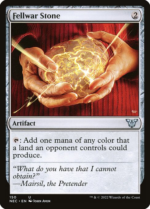 A Pedra Fellwar — Neon Dynasty Commander 150
