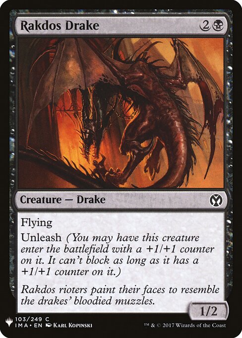 Rakdos Drake — The List IMA-103