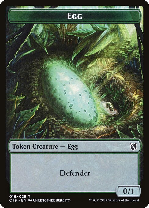 Egg — Commander 2019 Tokens 16