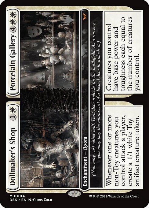 Dollmaker's Shop // Porcelain Gallery — Duskmourn: House of Horror Promos 4p
