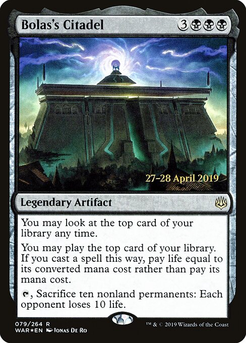 Cidadela de Nicol Bolas — War of the Spark Promos 79s