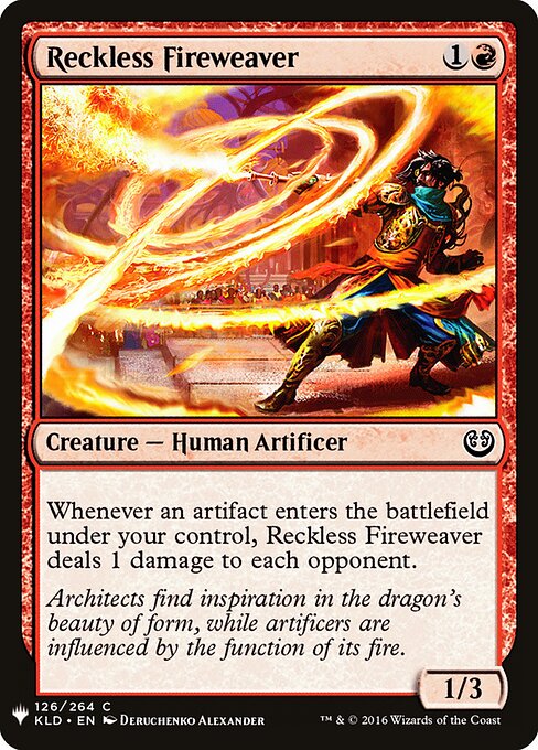 Flamitecelão Temerário — The List KLD-126