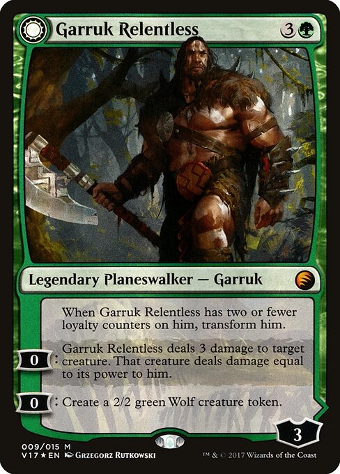 Garruk Relentless — From the Vault: Transform 9