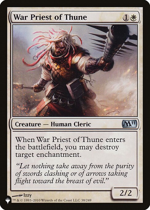 Sacerdote de Guerra de Thune — The List M11-38