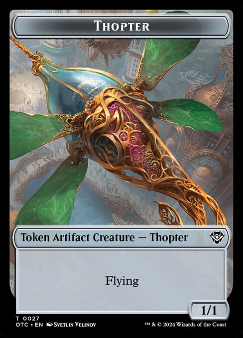 Thopter — Outlaws of Thunder Junction Commander Tokens 27