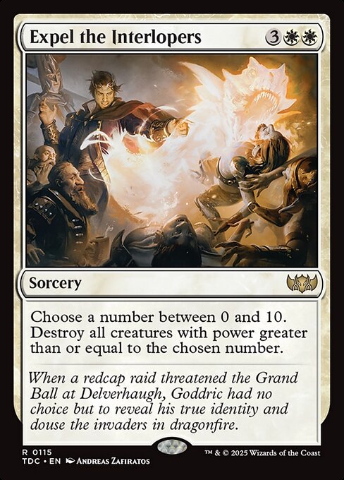 Expulsar os Intrusos — Tarkir: Dragonstorm Commander 115