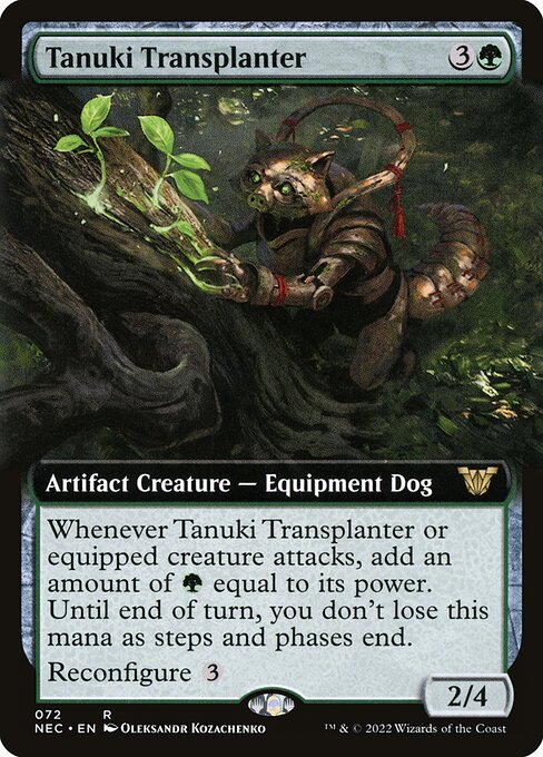 Transplantador Tanuki — Neon Dynasty Commander 72