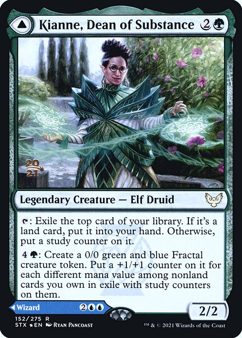 Kianne, Dean of Substance — Strixhaven: School of Mages Promos 152s