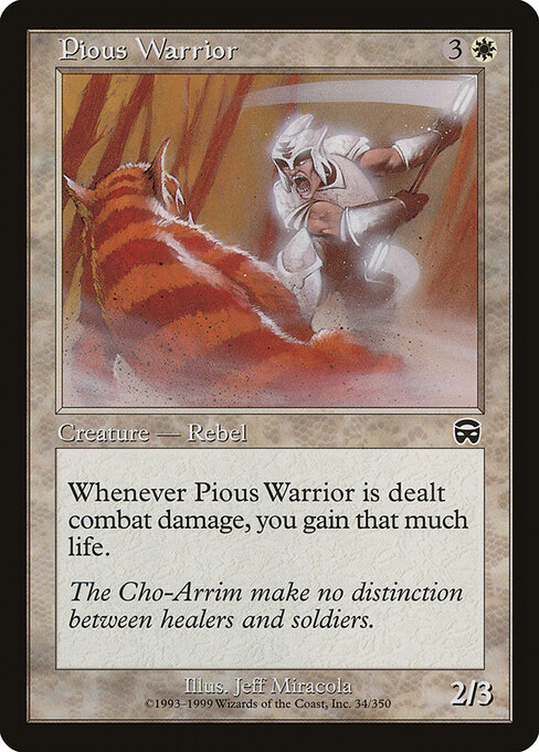 Guerreiro Pio — Mercadian Masques 34