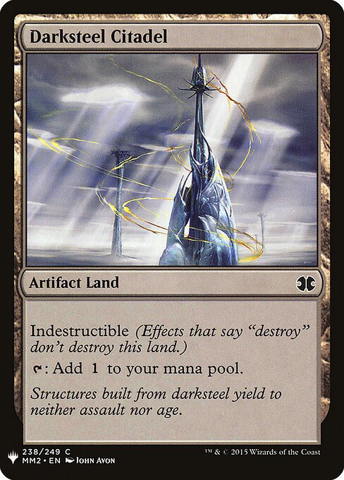 Cidadela de Aço Negro — The List MM2-238
