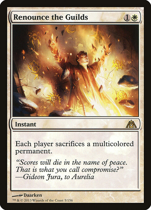 Renounce the Guilds — Dragon's Maze 5